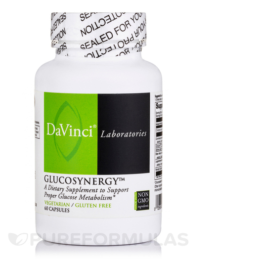Основне фото товара GlucoSynergy, Підтримка рівня цукру, 60 капсул