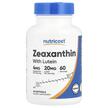 Фото товару Nutricost, Zeaxanthin with Lutein, Лютеїн, 60 капсул