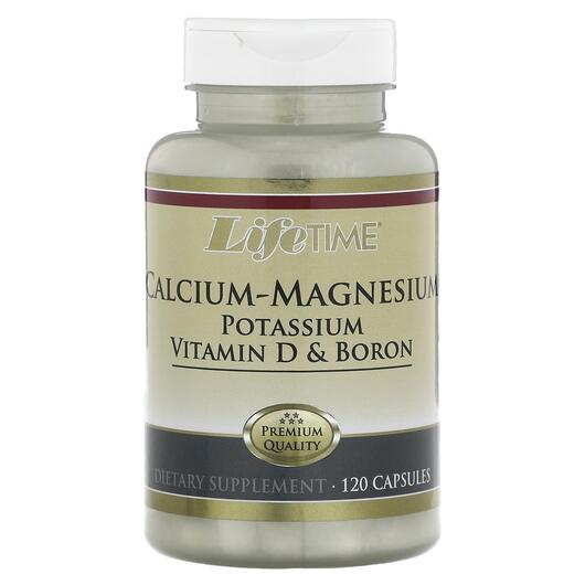 Основне фото товара Calcium-Magnesium Potassium, Вітамін D3 Холекальциферол, 120 капс