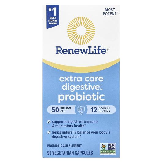 Основне фото товара Extra Care Ultimate Flora Probiotic 50 Billion, Пробіотики, 90 ка