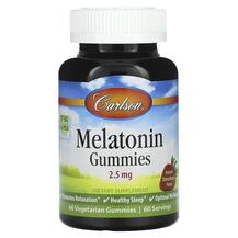 Melatonin Gummies Natural Strawberry 2.5 mg Carlson