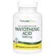 Фото товару Pantothenic Acid 1000 mg, Пантотенова кислота 1000 мг, 60 таблето