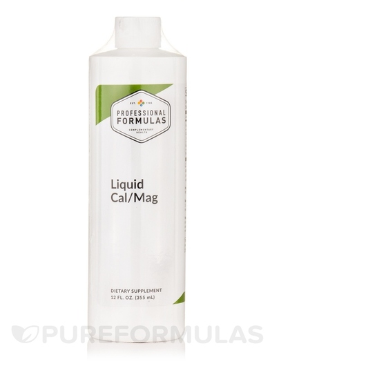 Основне фото товара Professional Formulas, Liquid Cal/Mag, Кальцій Магній, 355 мл