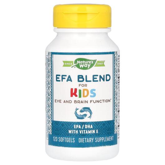 Основне фото товара Nature's Way, EFA Blend for Children, Суміш для дітей, 120 к