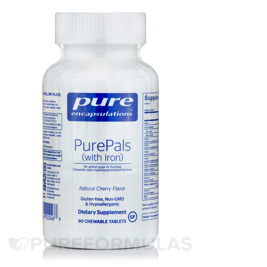 Основне фото товара PurePals with Iron Natural Cherry Flavor, Залізо, 90 таблеток