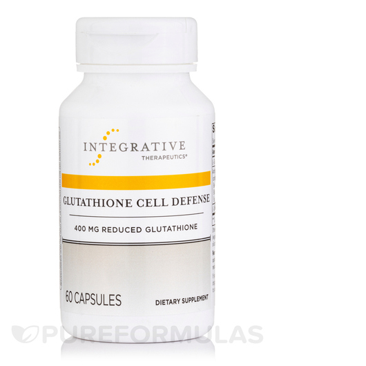 Основне фото товара Glutathione Cell Defense 400 mg, L-Глутатіон, 60 капсул