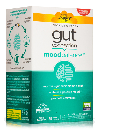 Основне фото товара Gut Connection Mood Balance, Підтримка кишківника, 60 капсул