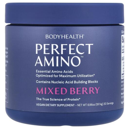 Основне фото товара BodyHealth, Perfect Amino Mixed Berry, Амінокислоти, 197.4 г