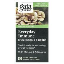 Everyday Immune Mushrooms & Herbs Грибы Gaia Herbs