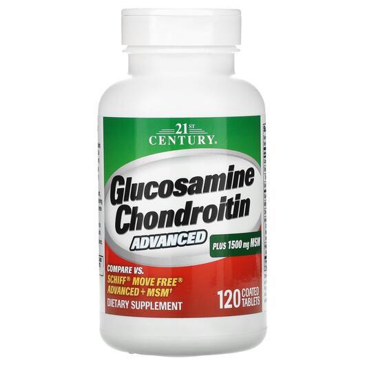 Основне фото товара Glucosamine Chondroitin, Глюкозамін та Хондроітин, 120 капсул