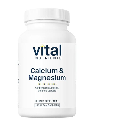 Основне фото товара Calcium & Magnesium 225 mg / 75 mg, Кальцій Магній, 100 капсу