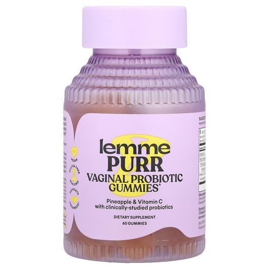 Основне фото товара Purr Vaginal Probiotic Gummies Pineapple, Пробіотики для жінок, 6