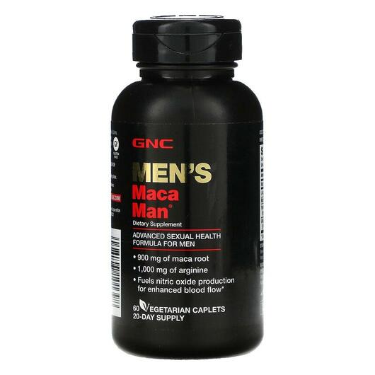 Основне фото товара GNC, Men's Maca Man, Мака, 60 таблеток