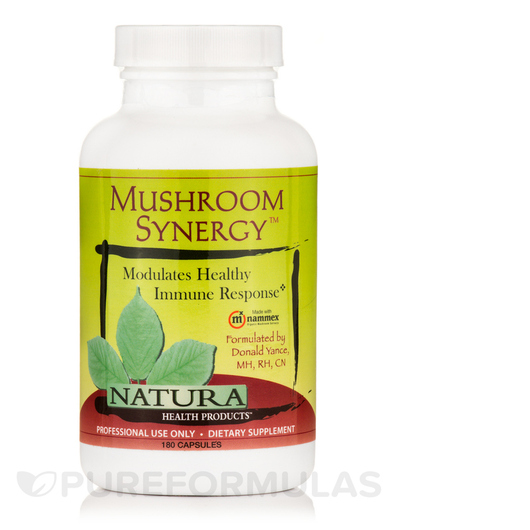 Основне фото товара Natura Health Products, Mushroom Synergy, Гриби, 180 капсул