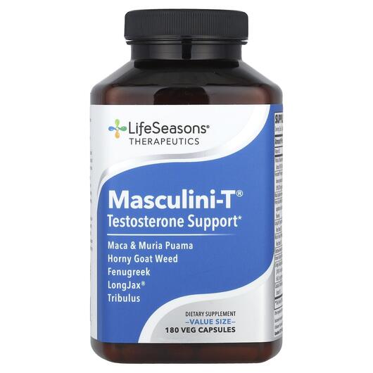 Основне фото товара Masculini-T Testosterone Support, Бустер Тестостерону, 180 капсул