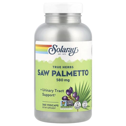 Основне фото товара Saw Palmetto Whole Berry 580, Екстракт Пальметто 580 мг, 360 капс