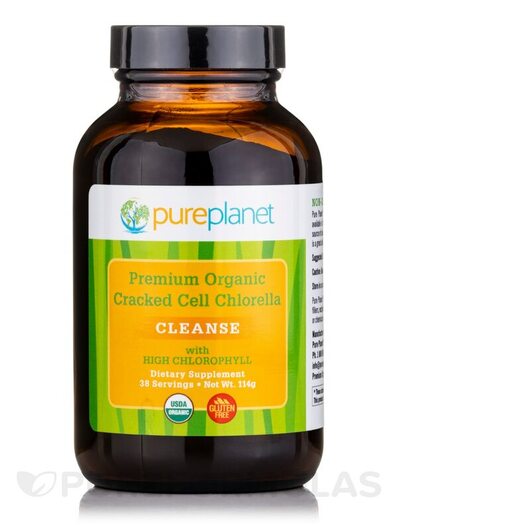 Основне фото товара Organic Premium Cracked Cell Chlorella, Хлорела, 114 г