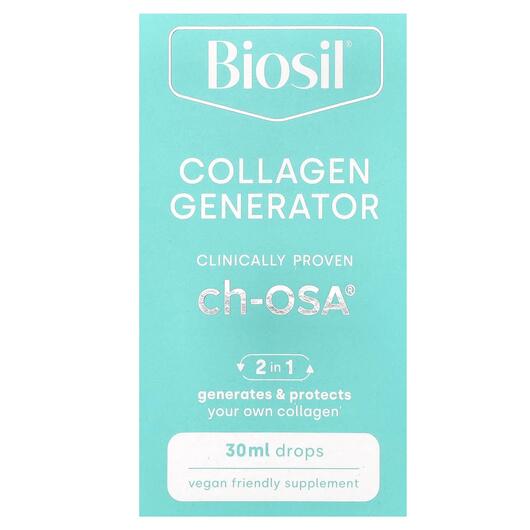 Основне фото товара BioSil, Collagen Generator, Генератор колагену, 30 мл