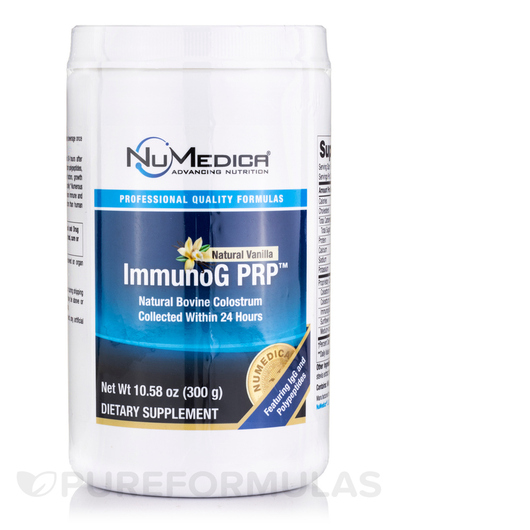 Основне фото товара ImmunoG PRP Powder Natural Vanilla, Підтримка імунітету, 300 г
