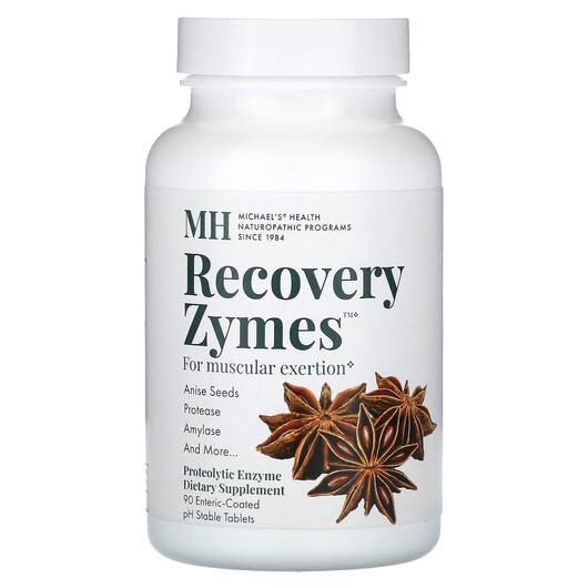 Основне фото товара MH, Recovery Zymes, Ферменти, 90 Enteric-Coated pH Stable Tablets