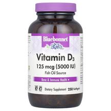 Vitamin D3 5000 IU Витамин D3 Bluebonnet Nutrition