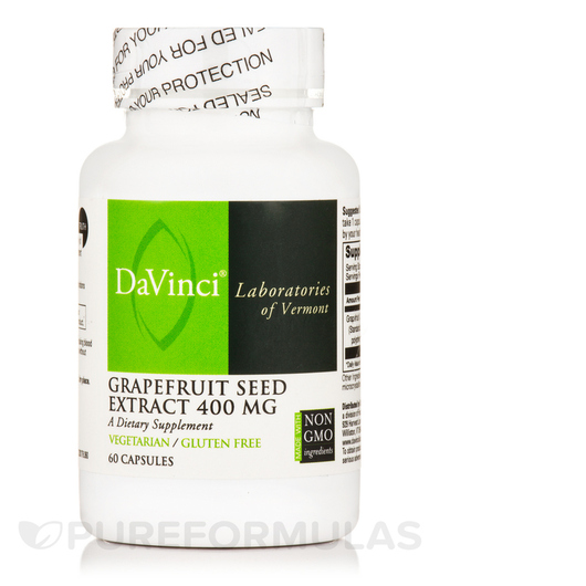 Основне фото товара Grapefruit Seed Extract 400, Екстракт насіння грейпфрута, 60 капс