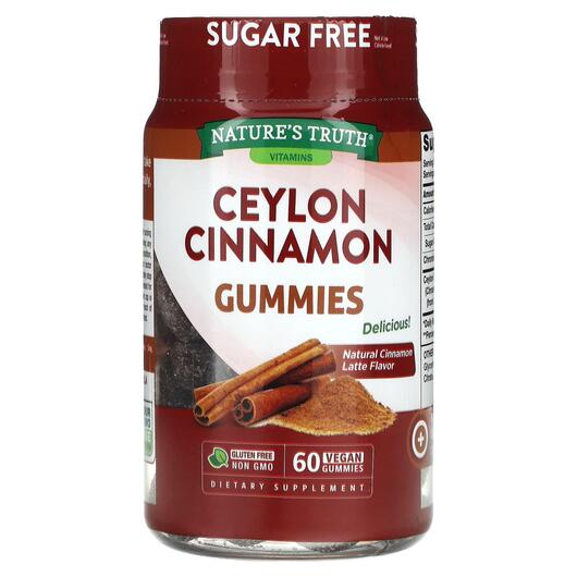 Основне фото товара Nature's Truth, Ceylon Cinnamon, Екстракт кориці, 60 таблето