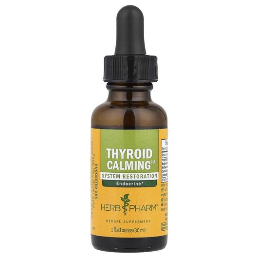 Основне фото товара Herb Pharm, Thyroid Calming, Підтримка щитовидної залози, 30 мл