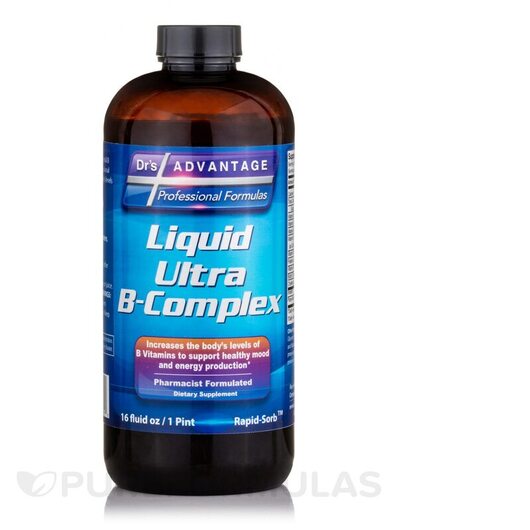 Основне фото товара Dr's Advantage, Liquid Ultra B-Complex, B-комплекс, 1 Pint