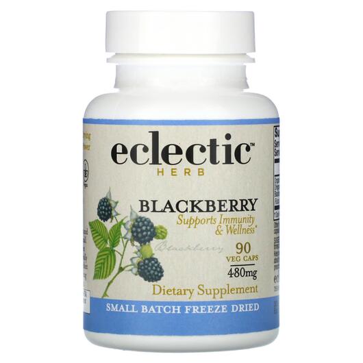 Основне фото товара Eclectic Herb, Blackberry 480 mg, Ожина, 90 капсул