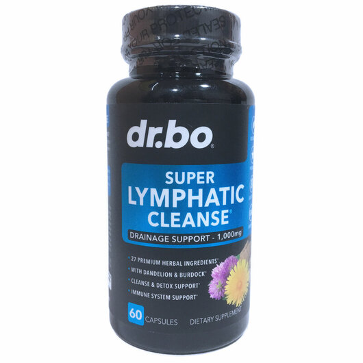 Основне фото товара Dr. Bo, Super Lymphatic Cleanse, Підтримка Лімфи, 60 капсул