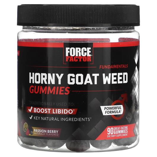 Основне фото товара Fundamentals Horny Goat Weed Passion Berry, Горянка, 90 таблеток