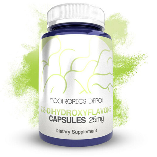Основне фото товара 7,8-Dihydroxyflavone Capsules 25 mg, Дигідроксифлавон, 60 капсул