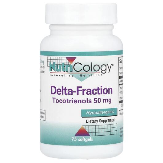 Основне фото товара Delta-Fraction Tocotrienols 50 mg, Токотрієноли, 75 капсул