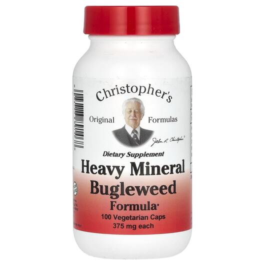 Основне фото товара Heavy Mineral Bugleweed Formula 400 mg, Горлянка, 100 капсул