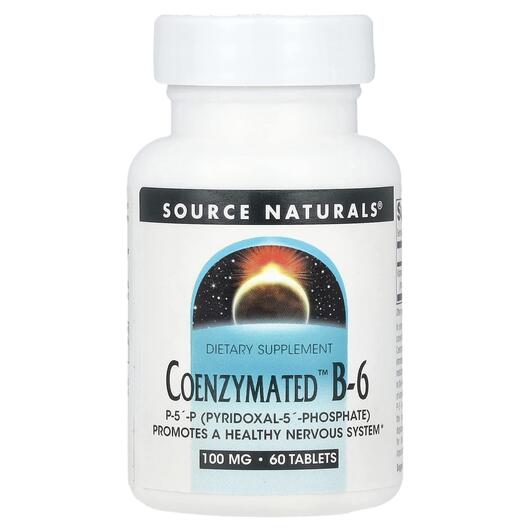Основне фото товара Coenzymated B-6 100 mg 60, Піридоксал-5-фосфат, 60 таблеток
