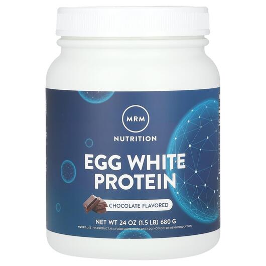 Основне фото товара MRM, Egg White Protein Chocolate 1, Протеїн, 680 г
