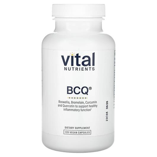 Основне фото товара Vital Nutrients, BCQ, Підтримка суглобів, 120 таблеток