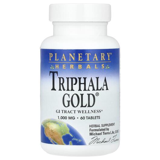 Основне фото товара Planetary Herbals, Triphala Gold, Трифала, 60 таблеток