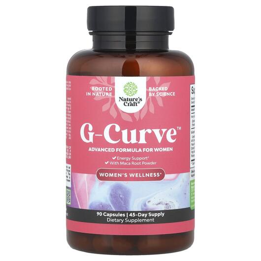 Основне фото товара Nature's Craft, G-Curve, Підтримка гормонів, 90 капсул