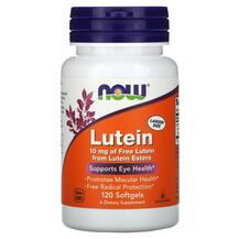 Лютеїн 10 мг Lutein 10 mg NOW 120 капсул