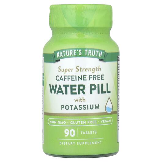 Основне фото товара Super Strength Water Pill with, Діуретики, мочегонные, 90 таблето