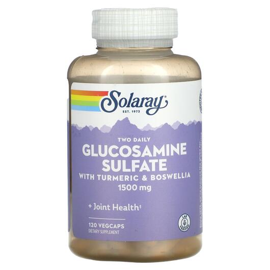 Основне фото товара Two Daily Glucosamine, Глюкозамін та Хондроітин, 120 капсул