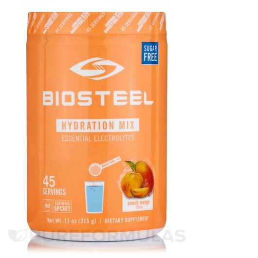 Основне фото товара Hydration Mix Powder Peach Mango Flavor, Електроліти, 315 г