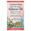 Фото товару Natural Factors, Salmon Oil, Олія з дикого лосося, 180 капсул