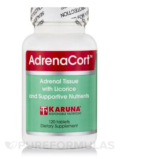 Основне фото товара Karuna Health, AdrenaCort, Підтримка наднирників, 120 таблеток