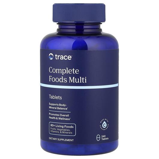 Основне фото товара Trace, Complete Food Multi, Мультивітаміни, 240 таблеток