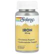 Фото товару Solaray, Iron 50 mg, Залізо 50 мг, 60 капсул