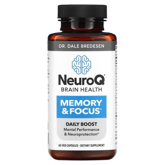 Основне фото товара LifeSeasons, NeuroQ Brain Health, Підтримка мозку, 60 капсул