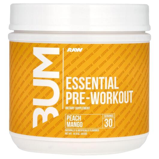 Основне фото товара Bum Essential Pre-Workout Peach, Передтренувальний комплекс, 423 